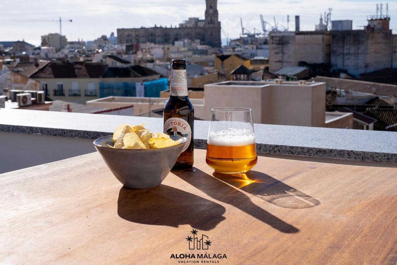 Luxury Duplex With Pool And Padel Court In Town Lejlighed Málaga Eksteriør billede
